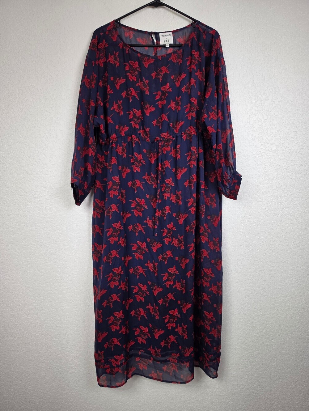 Madewell No. 6 Silk Floral Dress Size 2